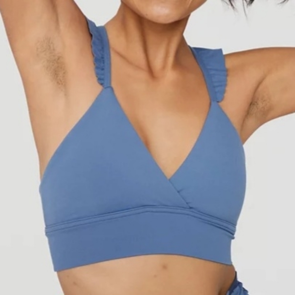 OFFLINE By Aerie 🦋 Real Me XTRA Ruffle Sports Bra SIZE S - Picture 6 of 7